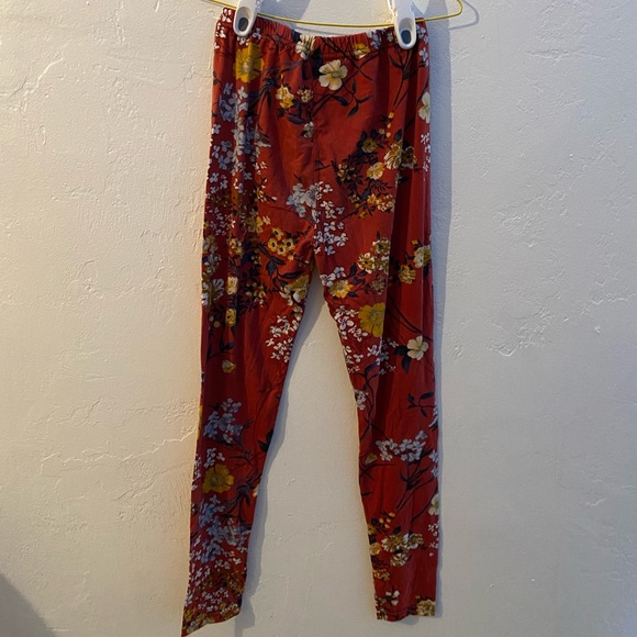 Super Soft Leggings Small Japanese Garden Floral Full Length - Picture 6 of 12